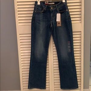 NWT Levi’s 529 Curvy Bootcut Denim Blue Jeans